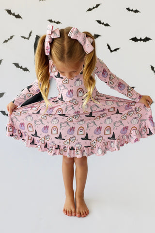PRETTY LITTLE HAUNTS DREAM RUFFLE DRESS