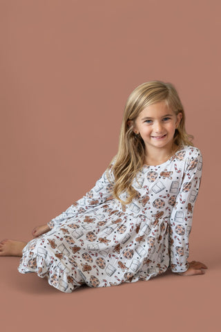 MILK & MERRY DREAM RUFFLE DRESS