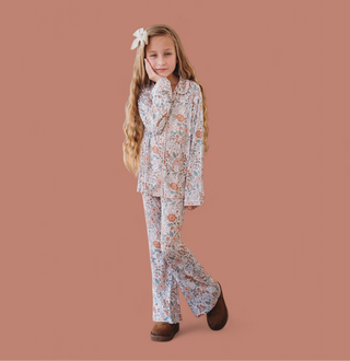 AUTUMN BLOSSOM DREAM GIRL'S FLARE SET