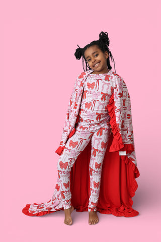 PRE-ORDER BE MINE BOWS DREAM RUFFLE BLANKET