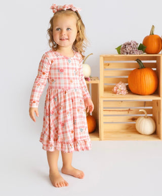 HARVEST BLOOMS DREAM RUFFLE DRESS