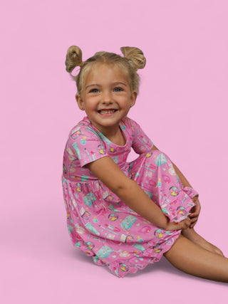 GLAMOUR MAGIC DREAM RUFFLE DRESS