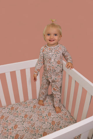 AUTUMN BLOSSOM DREAM RUFFLE ROMPER