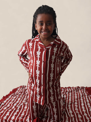 MISTLE-BOWS DREAM GIRL'S FLARE SET