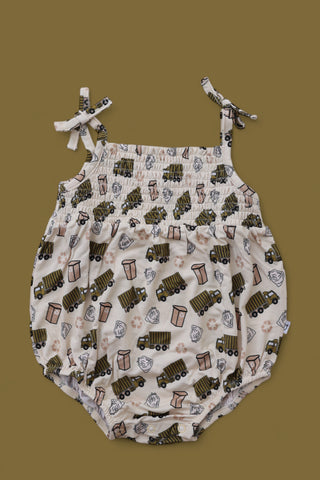 GOOD OL' GARBAGE DREAM BUBBLE ROMPER