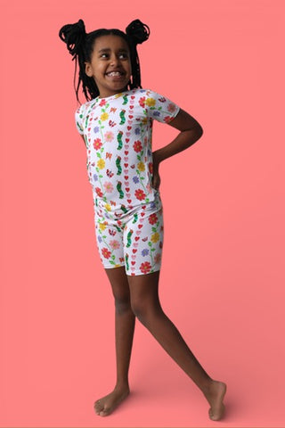 LOVEBUG BLOOMS DREAM SHORT SET