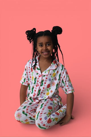 LOVEBUG BLOOMS DREAM GIRL'S FLARE SET