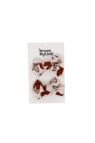 FALL FANCY DREAM BOW HAIR CLIPS