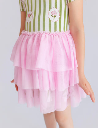 ROSIE'S MEADOW STRIPES DREAM TUTU DRESS