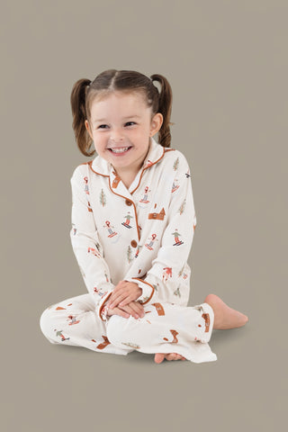 COZY CHALET DREAM GIRL'S FLARE SET