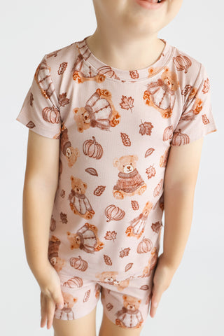 WOODLAND TEDDY DREAM SHORT SET