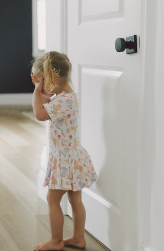 KINSLEY'S BLOOM & BOOTS DREAM BODYSUIT DRESS