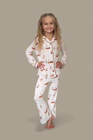 COZY CHALET DREAM GIRL'S FLARE SET