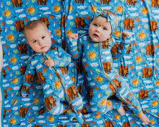 BEAR-Y BLUE SKIES DREAM ROMPER