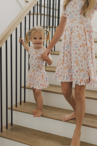KINSLEY'S BLOOM & BOOTS DREAM BODYSUIT DRESS