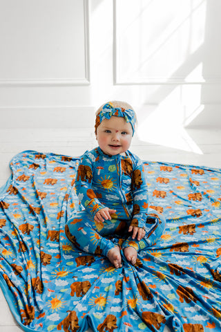 BEAR-Y BLUE SKIES DREAM ROMPER