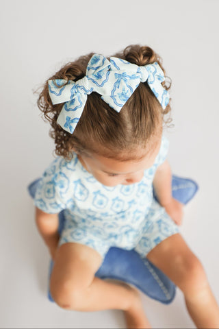 MERMAID MEDALLIONS DREAM BOW HAIR CLIPS