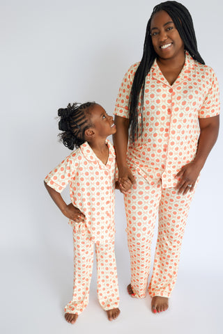 PEACH PERFECT BOWS WOMEN'S FLARE DREAM SET