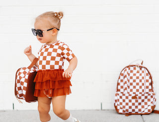COPPER CHECKERS DREAM BACKPACK