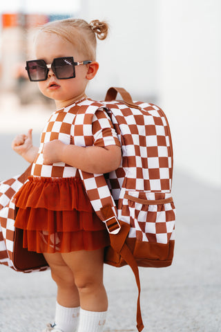 COPPER CHECKERS DREAM BACKPACK