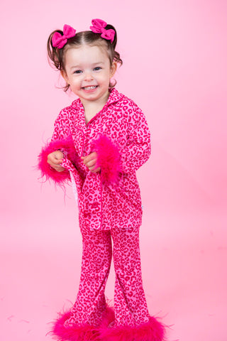 LOVE LEOPARD GIRL’S FLARE FEATHERED DREAM SET