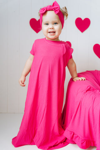 HOT PINK RIB DREAM SLEEP SACK