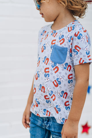 PARTY IN THE USA DREAM POCKET TEE