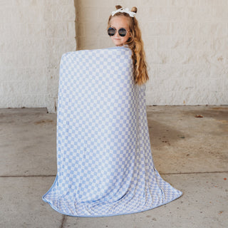 CLOUDY CHECKERS DREAM BLANKET