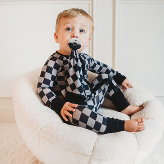 CHARCOAL CHECKERS DREAM LOVEY