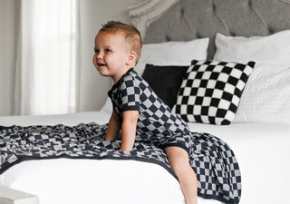 CHARCOAL CHECKERS DREAM SHORTIE