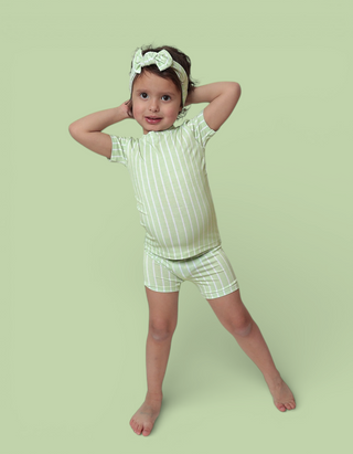 SPRINGTIME STRIPE DREAM SHORT SET