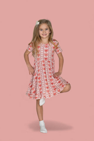 CANDY HEARTS DREAM RUFFLE DRESS