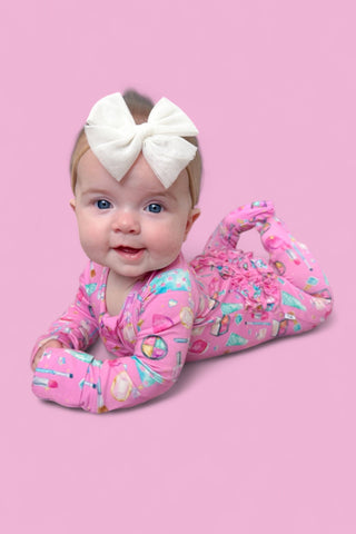 GLAMOUR MAGIC DREAM RUFFLE ROMPER