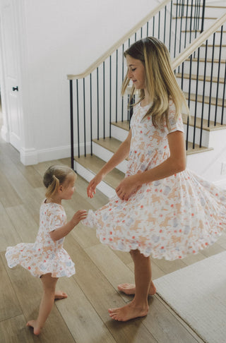 KINSLEY'S BLOOM & BOOTS DREAM BODYSUIT DRESS