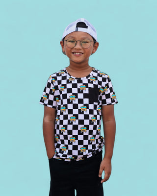 ROLLING TO RECESS DREAM POCKET TEE