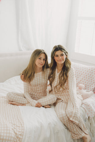 CHARLIE'S CHECKS DREAM GIRL'S FLARE SET