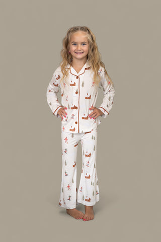 COZY CHALET DREAM GIRL'S FLARE SET