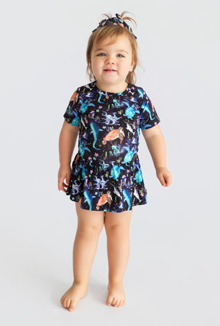 MIDNIGHT REEF DREAM BODYSUIT DRESS