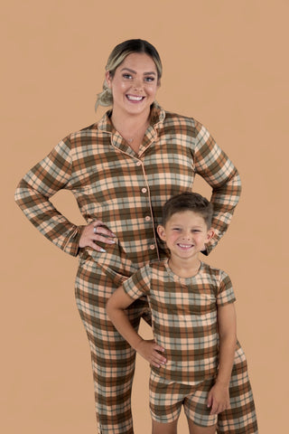 HARVEST TARTAN DREAM SHORT SET