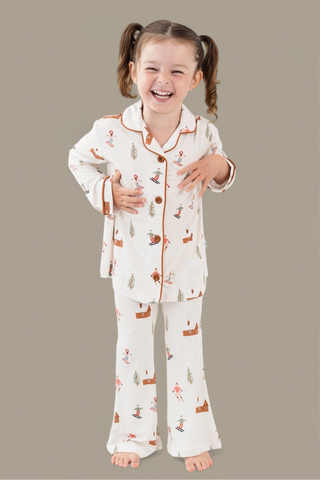 COZY CHALET DREAM GIRL'S FLARE SET