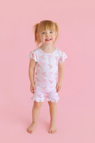 BLOOM & BOW DREAM RUFFLE SHORT SET
