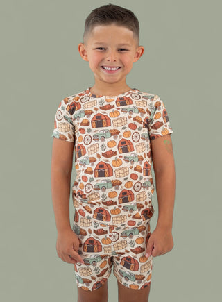 HAYRIDE AND HARVEST DREAM SHORT SET