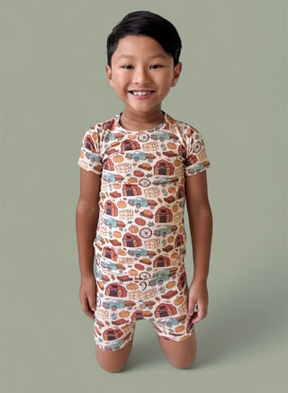 HAYRIDE AND HARVEST DREAM SHORT SET