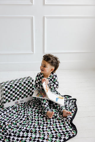 CATERPILLAR CHECK DREAM BLANKET