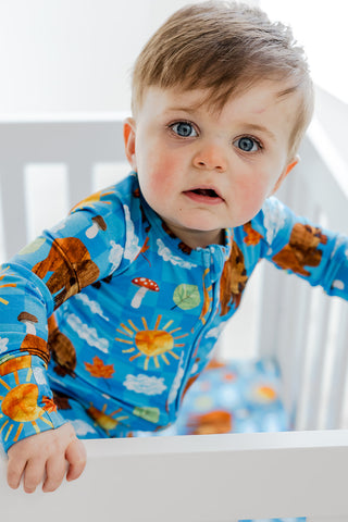 BEAR-Y BLUE SKIES DREAM ROMPER
