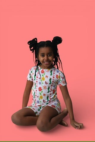 LOVEBUG BLOOMS DREAM SHORT SET