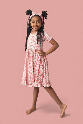 CANDY HEARTS DREAM RUFFLE DRESS