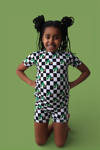 CATERPILLAR CHECK DREAM SHORT SET