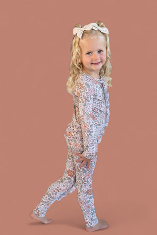 AUTUMN BLOSSOM DREAM RUFFLE ROMPER