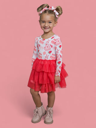 BERRY SWEET BIRTHDAY DREAM TUTU DRESS